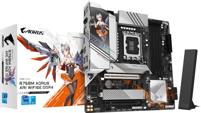 Gigabyte julkaisi anime-tyylisen B760M AORUS ARI WIFI6E DDR4 -emolevyn