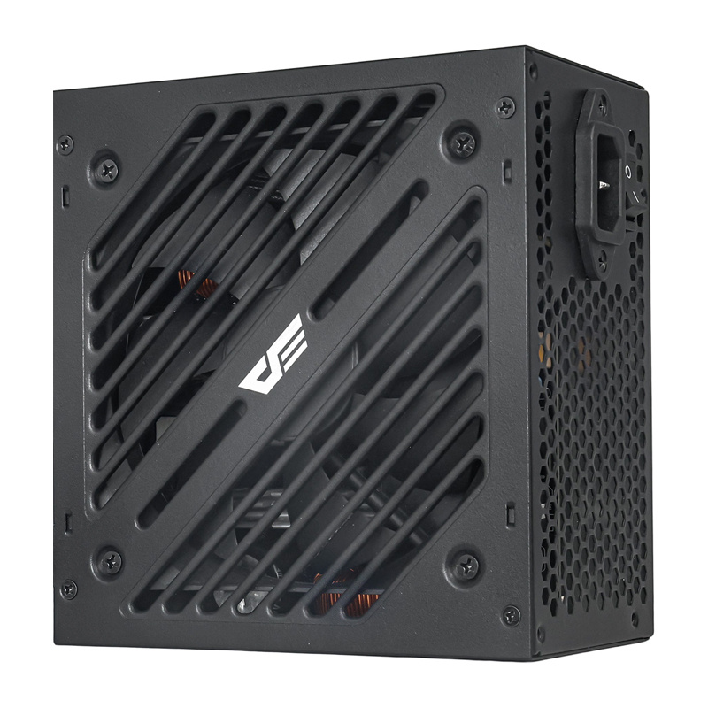 Darkflash EMT650 650W -virtalähde sivulta
