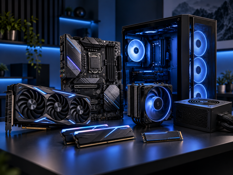 PC-komponentteja